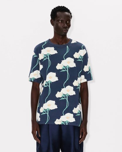 Kenzo Archive Rose Tshirt In Cotton