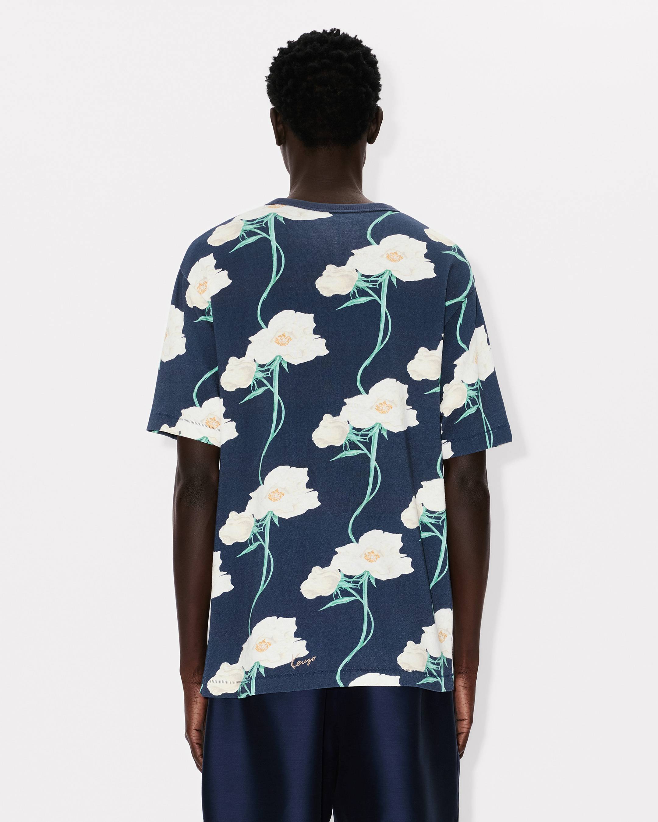 Kenzo Archive Rose Tshirt In Cotton