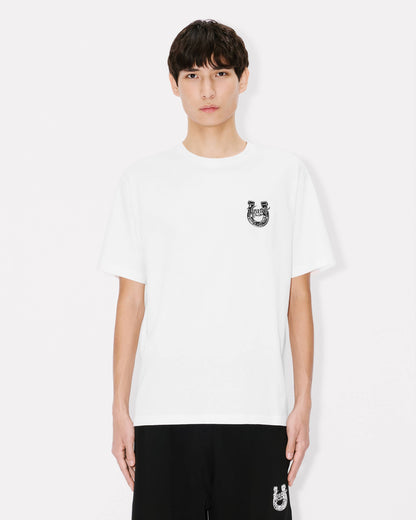 Kenzo Lunar New Year Embroidered Tshirt In Cotton