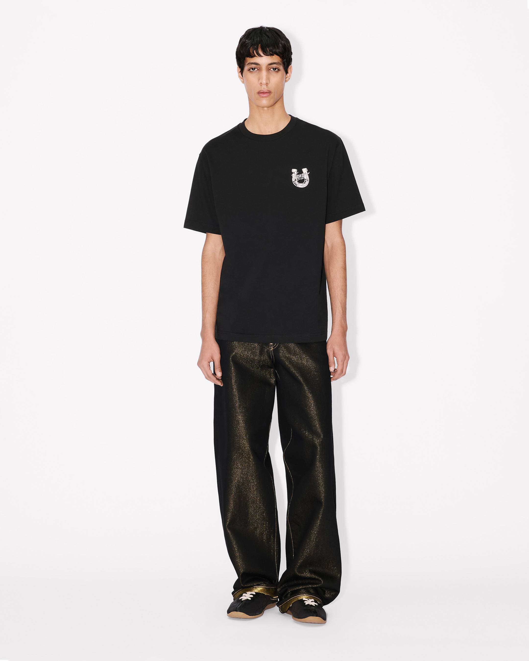 Kenzo Lunar New Year Embroidered Tshirt In Cotton