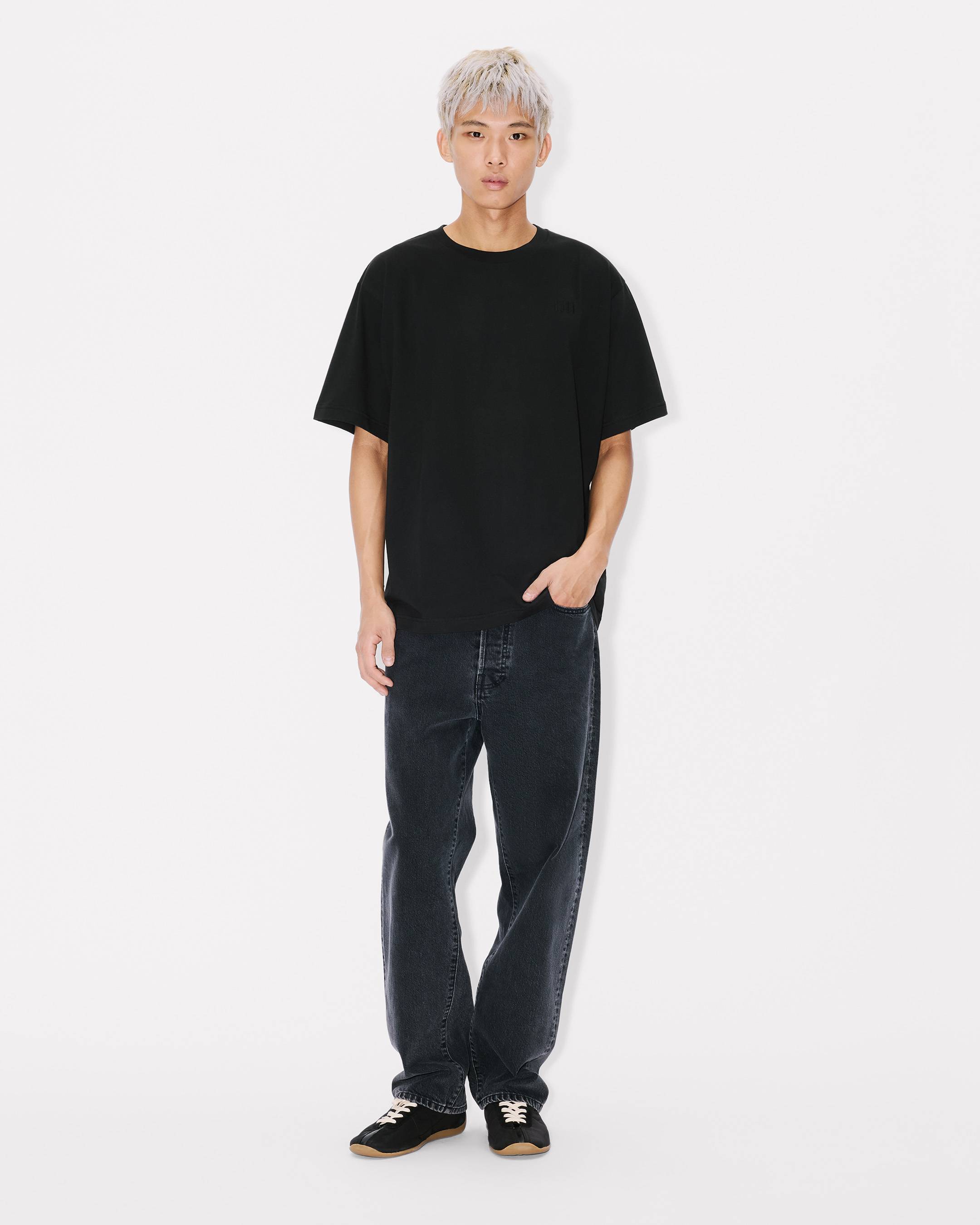 Kenzo Boke Flower 20 Embroidered Oversized Tshirt In Cotton
