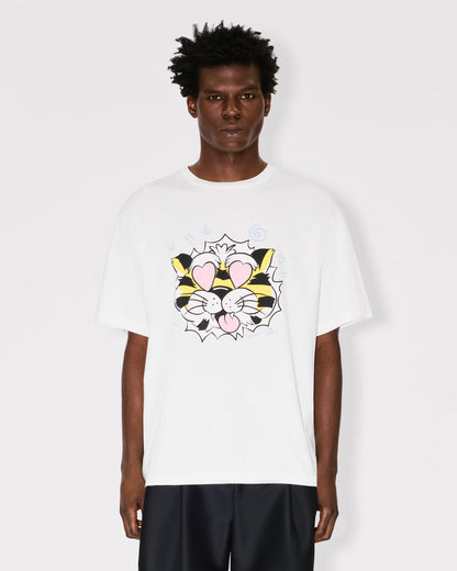 Kenzo Wild Tiger Oversized Tshirt In Cotton