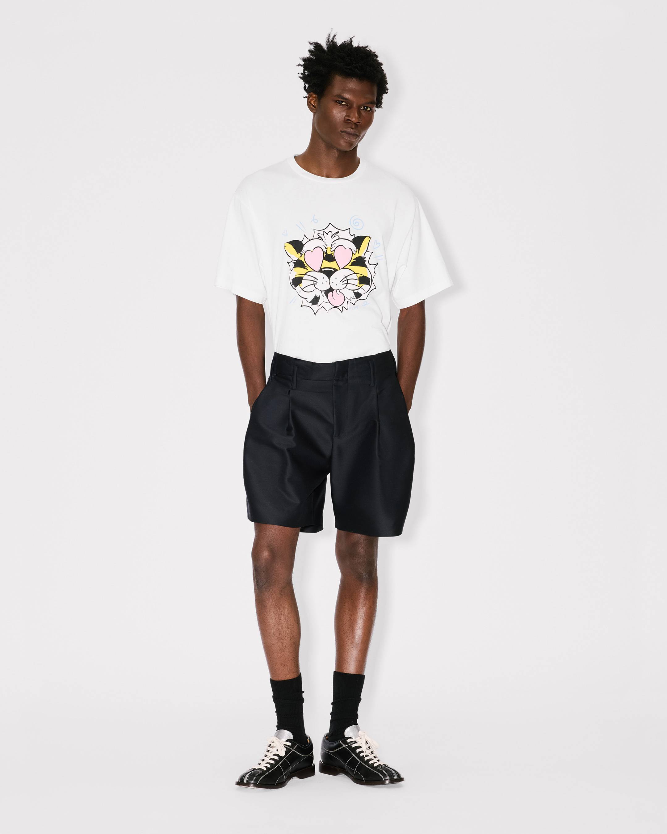 Kenzo Wild Tiger Oversized Tshirt In Cotton