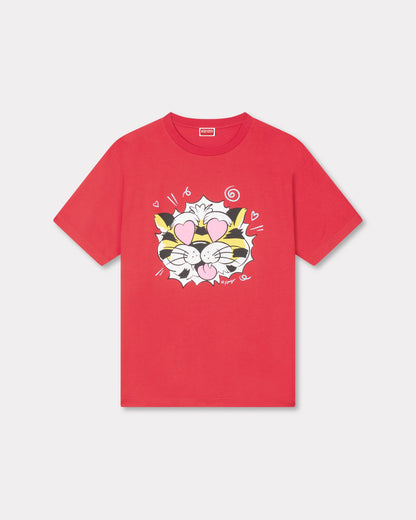 Kenzo Wild Tiger Oversized Tshirt In Cotton