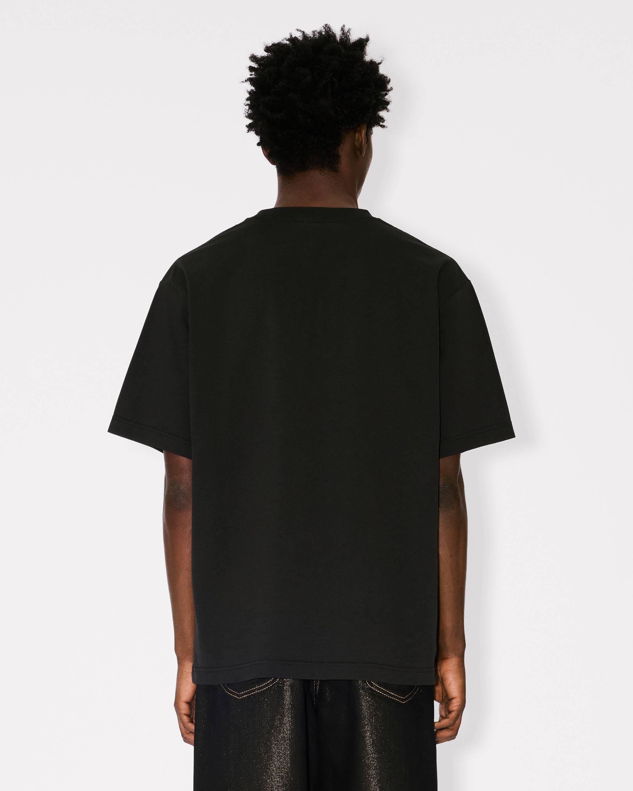 Kenzo Wild Tiger Embroidered Oversized Tshirt In Cotton