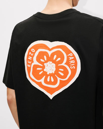 Kenzo Boke Heart Oversized Tshirt In Cotton