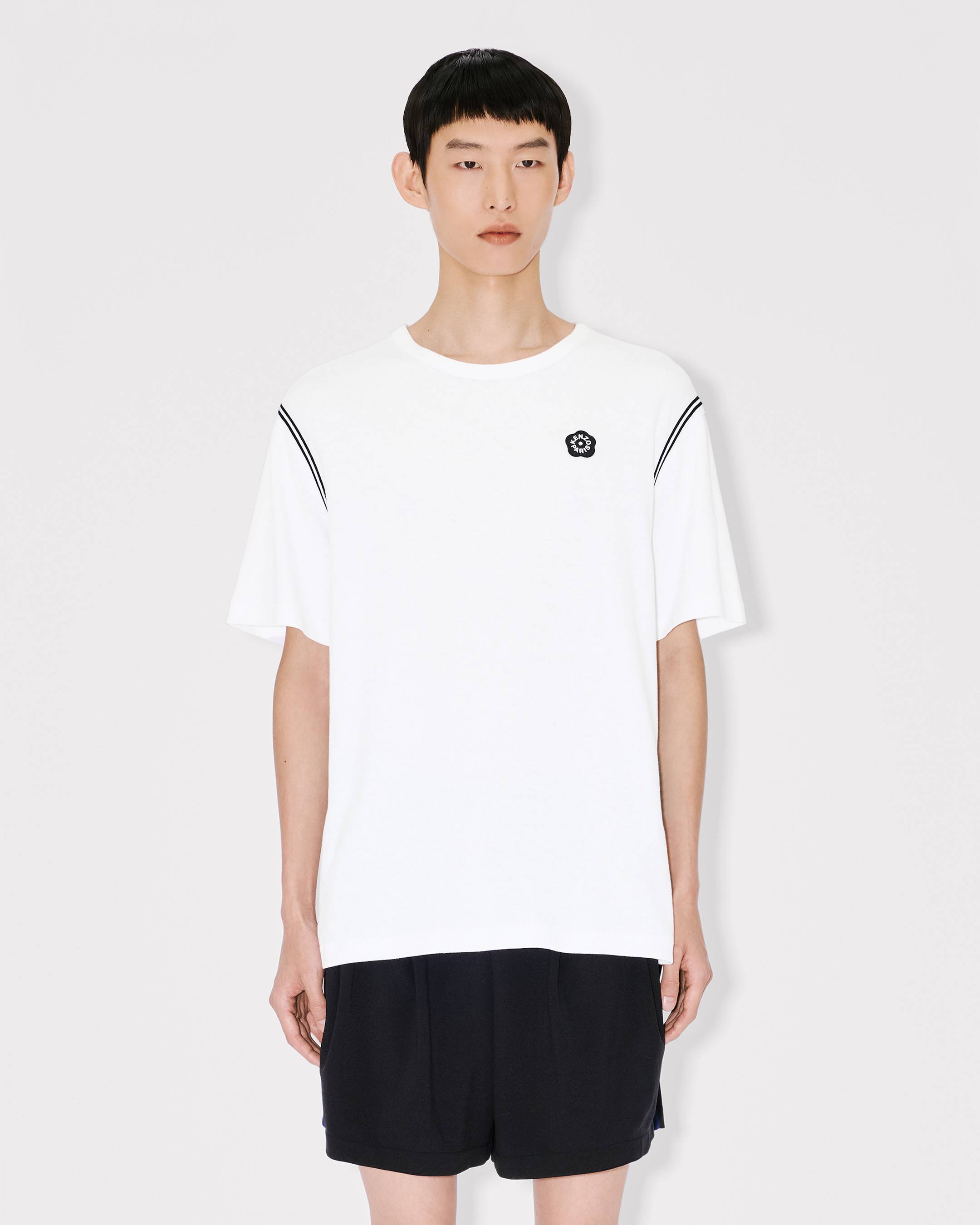Kenzo Boke Flower 20 Embroidered Tshirt In Cotton