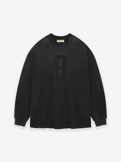 Essentials Airbrush 8 Ls Tee Black