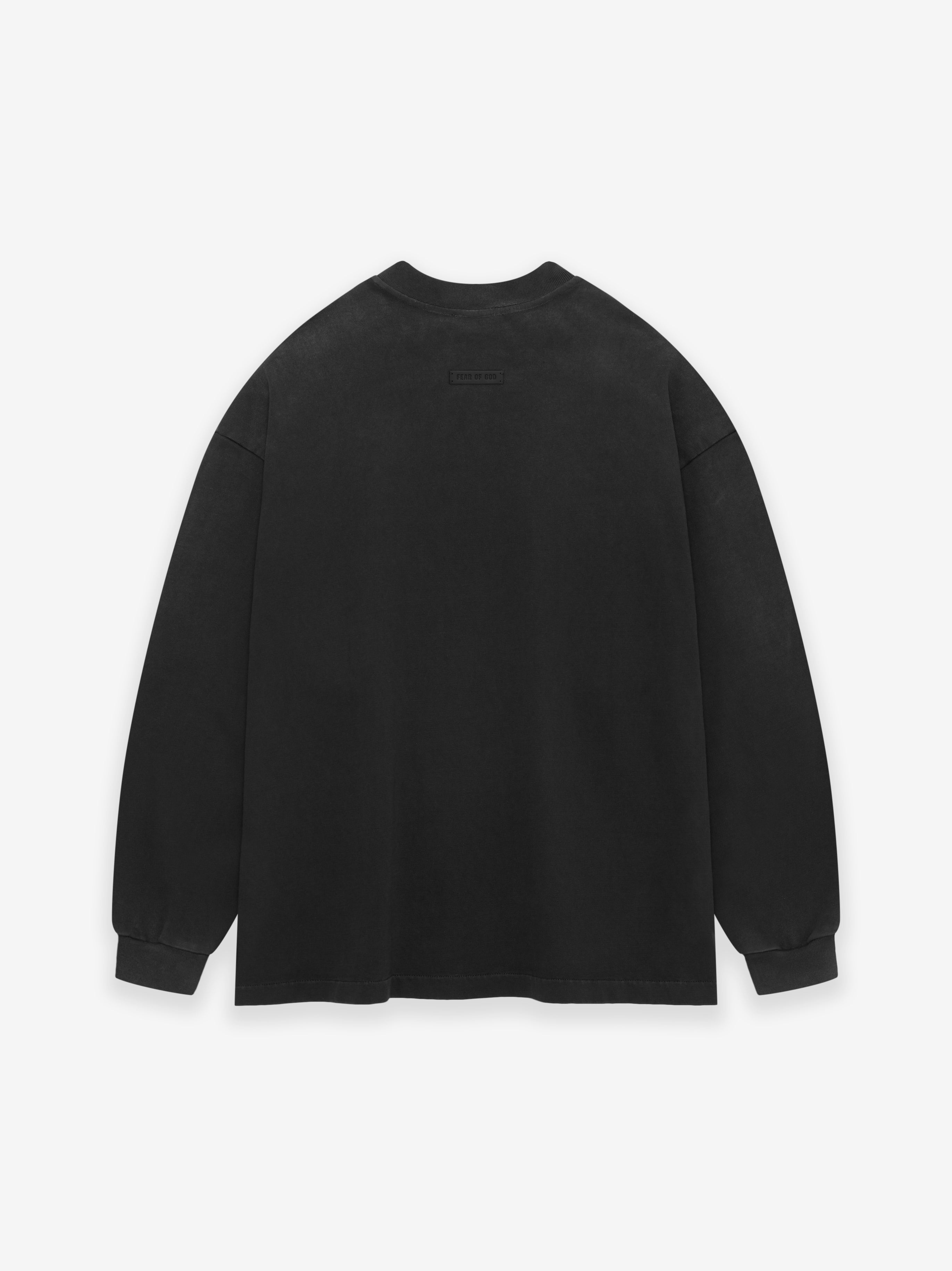 Essentials Airbrush 8 Ls Tee Black