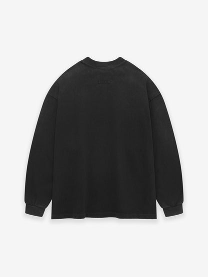 Essentials Airbrush 8 Ls Tee Black