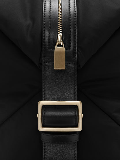Essentials Nylon Belted Duffle Black
