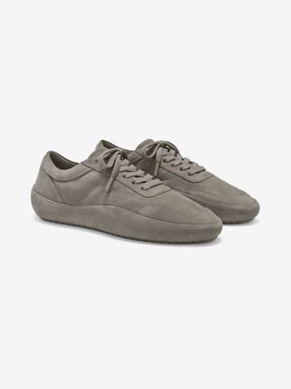 Essentials Suede Lace Up Runner Taupe