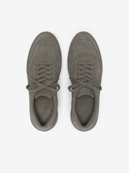Essentials Suede Lace Up Runner Taupe