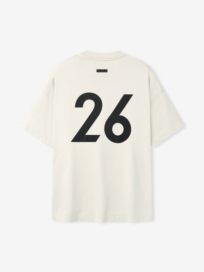 Essentials Cotton Rayon "26" Ss Tee Dirty Ivory