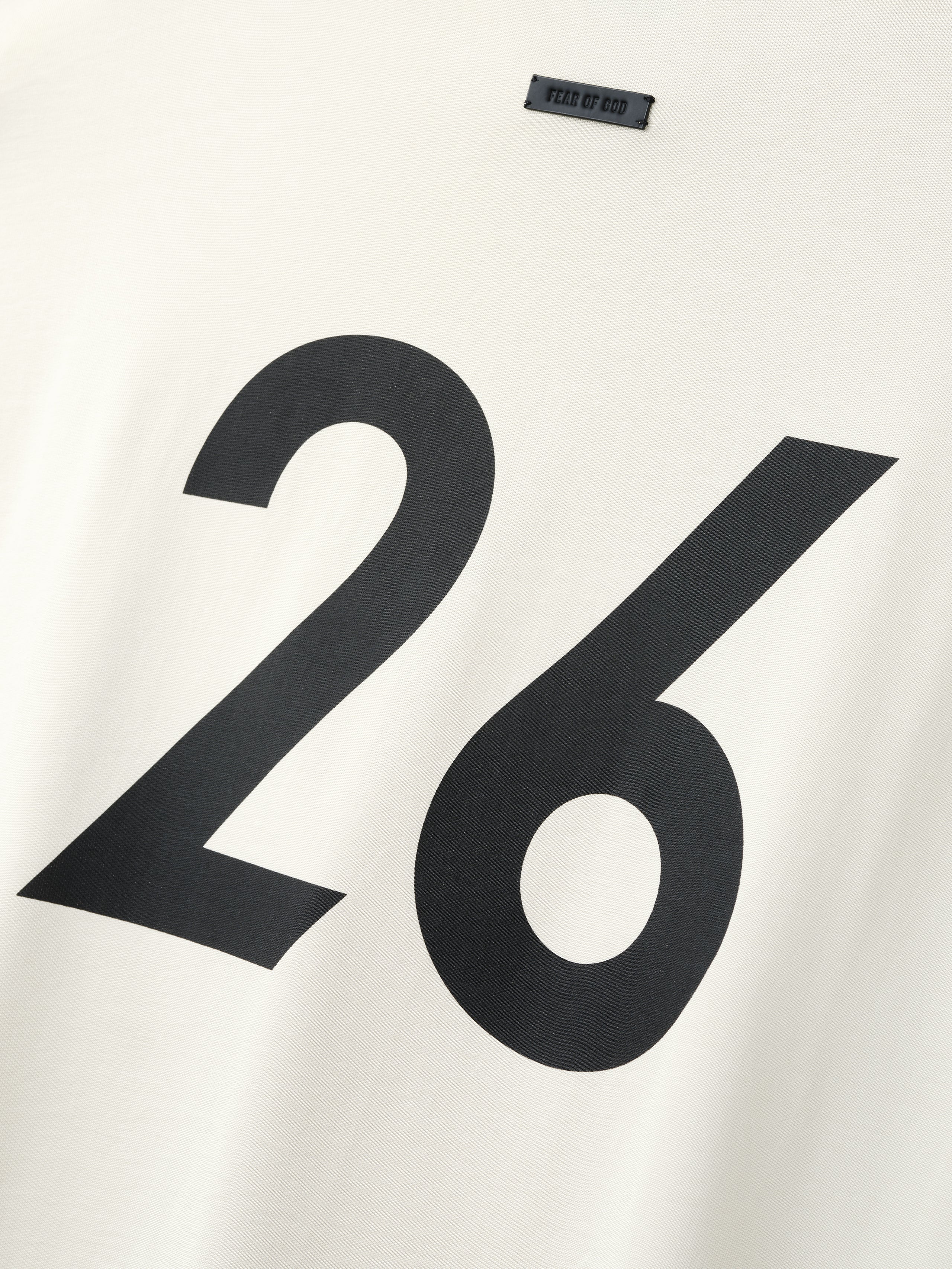 Essentials Cotton Rayon "26" Ss Tee Dirty Ivory