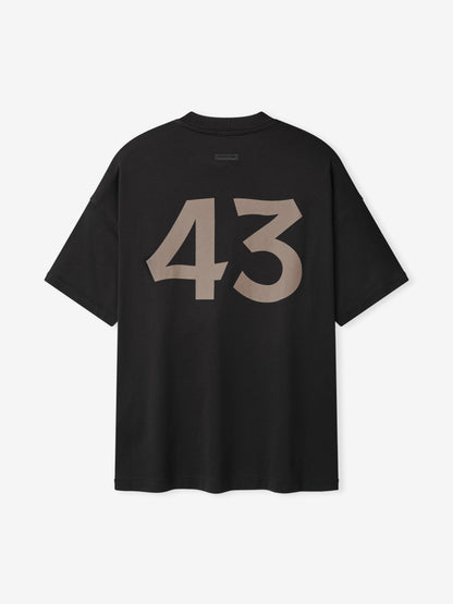 Essentials Cotton Rayon 43 Tee Black