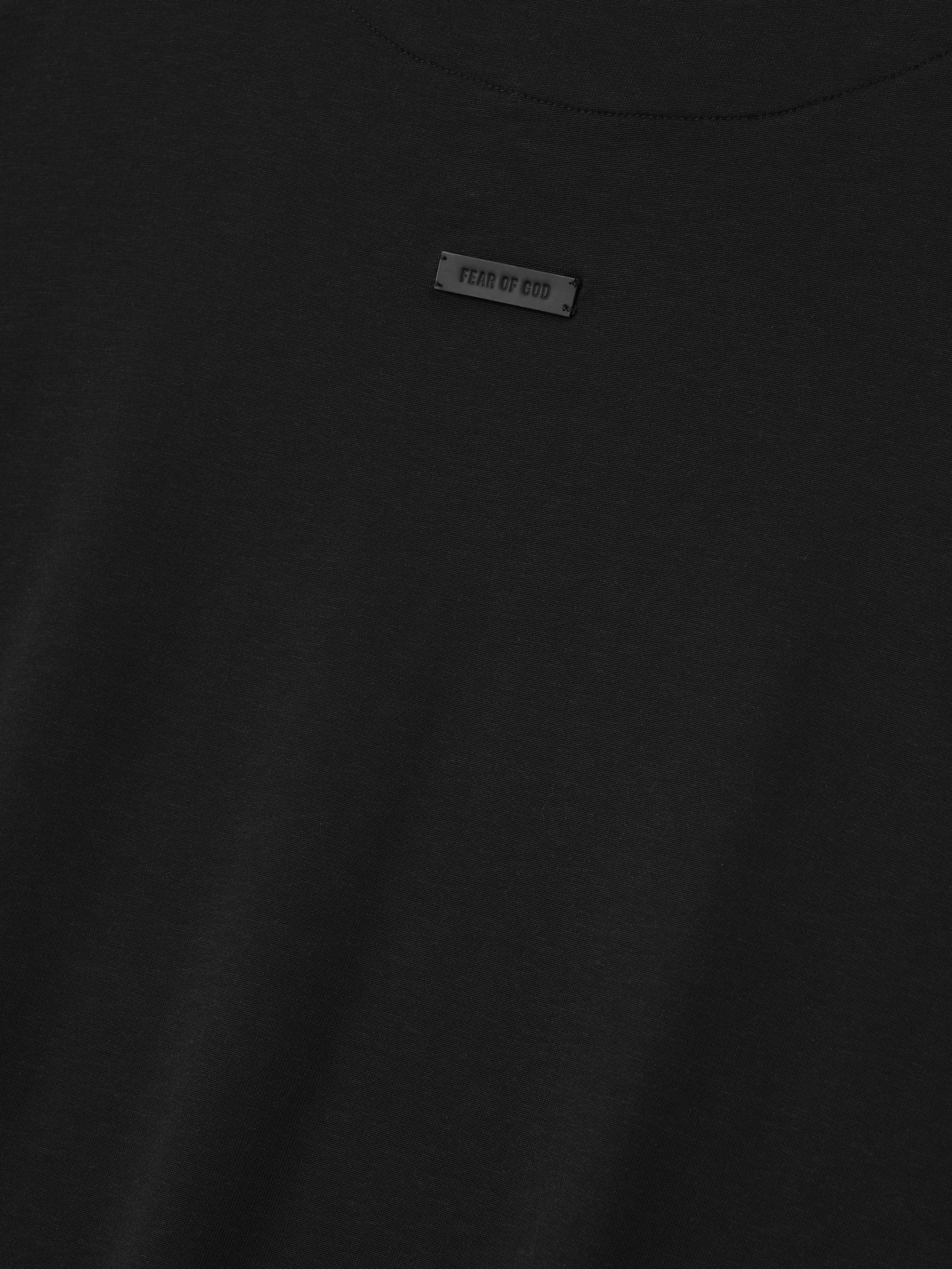 Essentials Cotton Rayon Tee Black