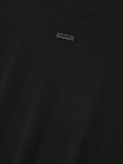 Essentials Cotton Rayon Tee Black