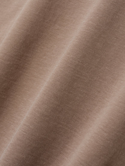 Essentials Clean Neck Short Sleeve Tee Dune Pearl