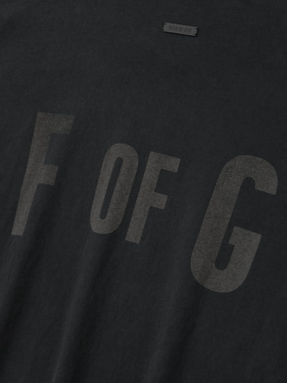 Essentials Fear Of God, F Of G Long Sleeve Tee Black