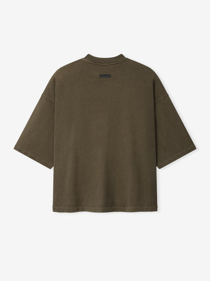 Essentials Baseball Club Tee Faded Brown