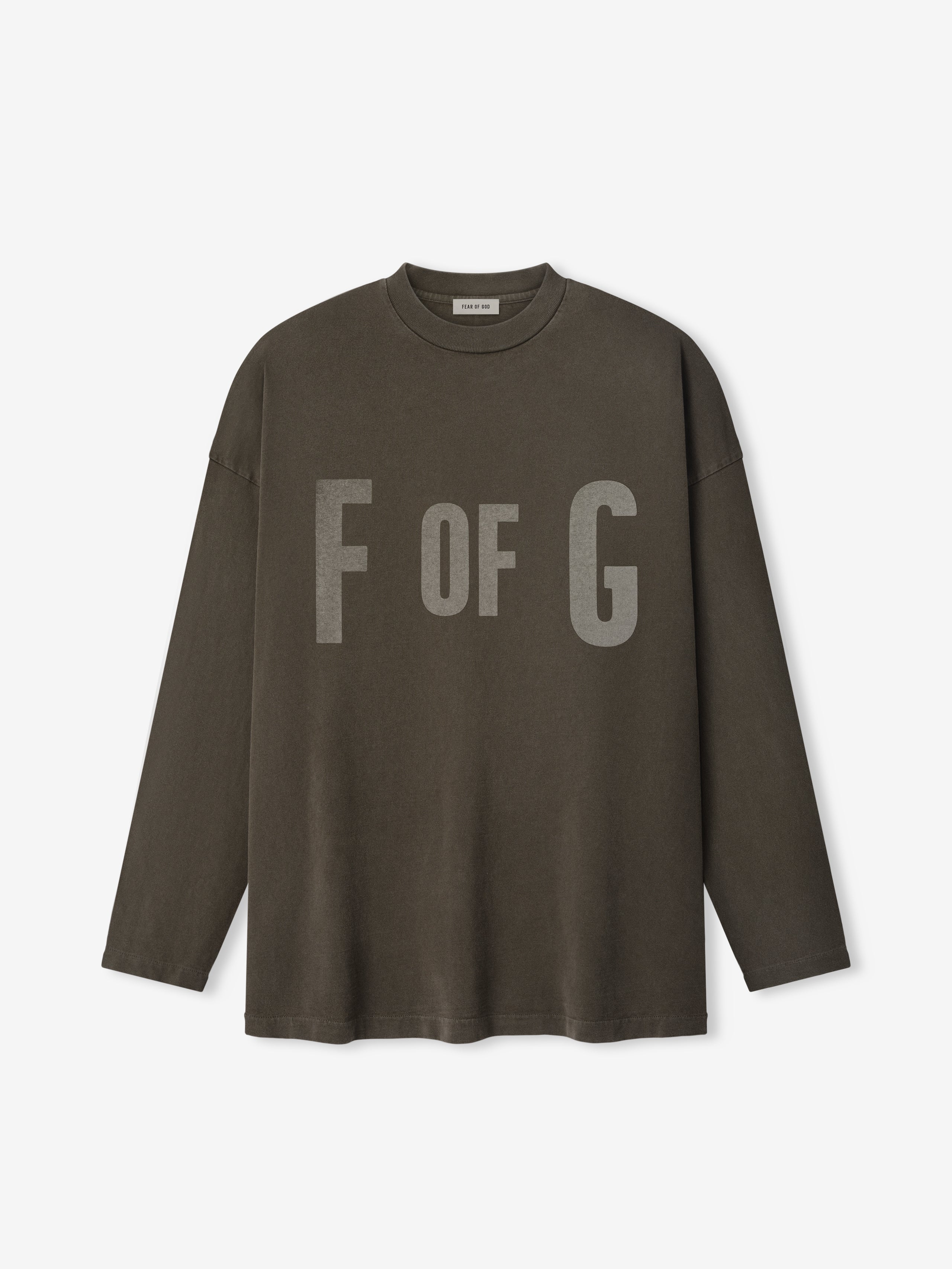 Essentials "F Of G, 26" Long Sleeve Tee Faded Brown