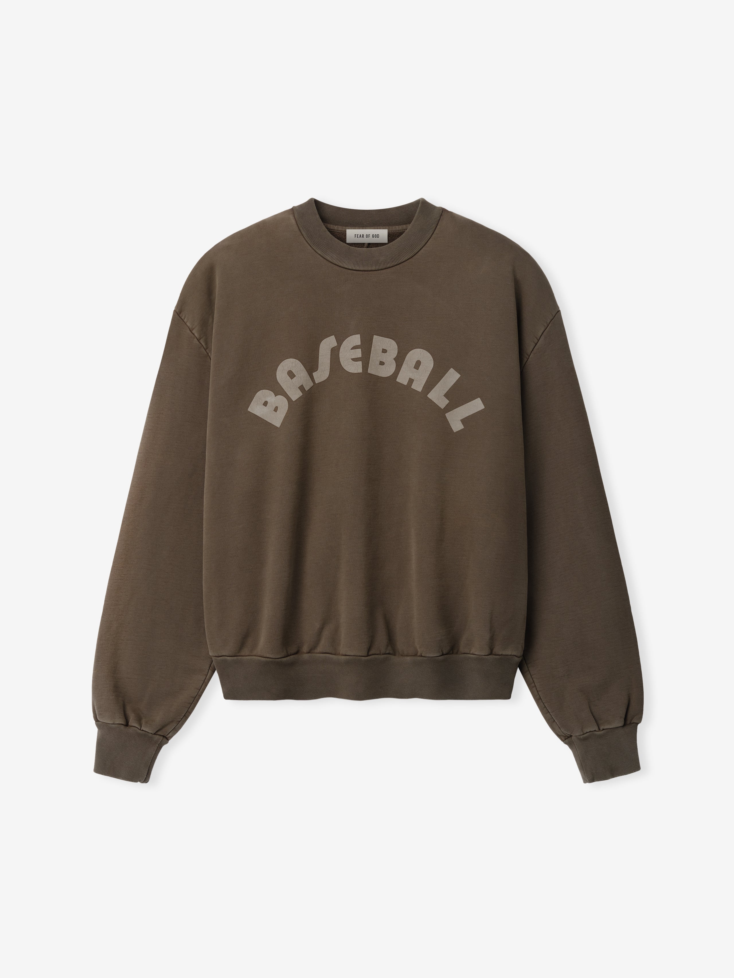 Essentials Baseball Classic Half Raglan Sweatshirt Faded Brown