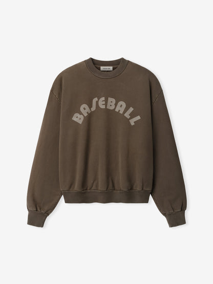 Essentials Baseball Classic Half Raglan Sweatshirt Faded Brown