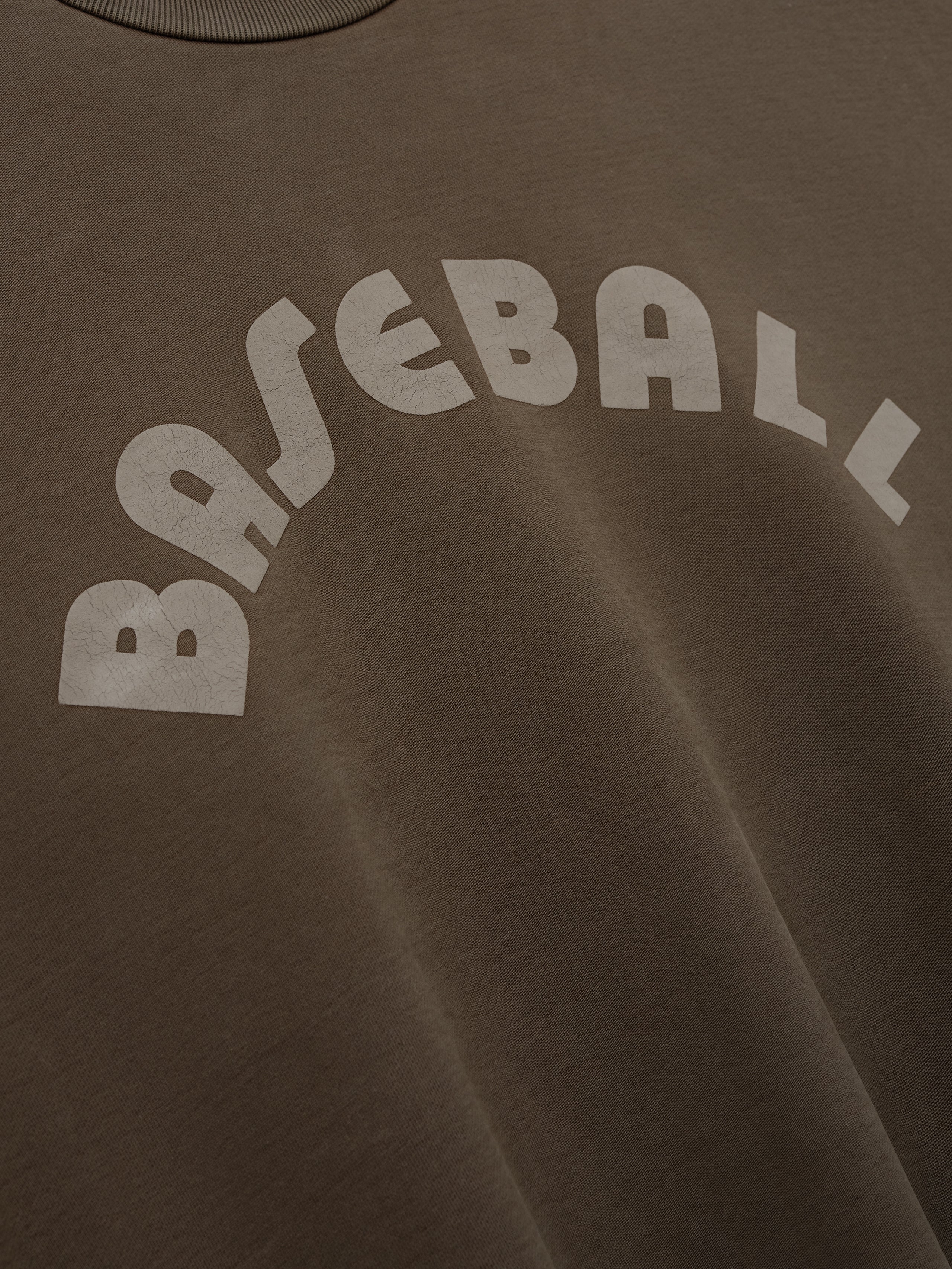 Essentials Baseball Classic Half Raglan Sweatshirt Faded Brown