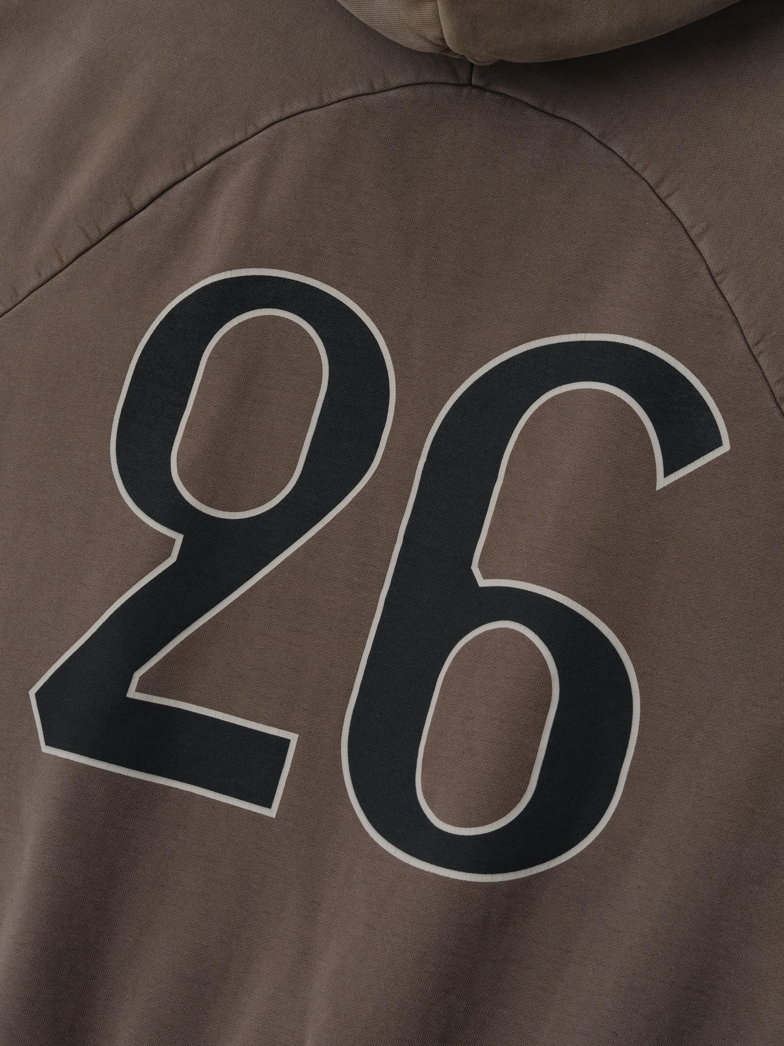 Essentials 26 Classic Half Raglan Hoodie Faded Brown