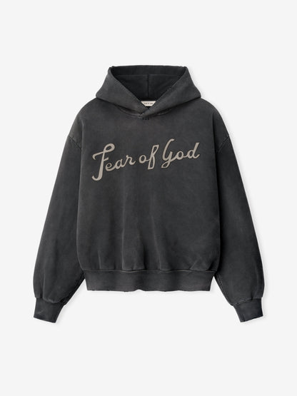 Essentials 26 Classic Half Raglan Hoodie Off Black