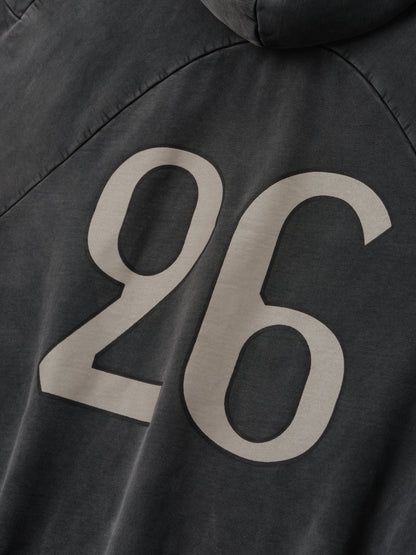Essentials 26 Classic Half Raglan Hoodie Off Black