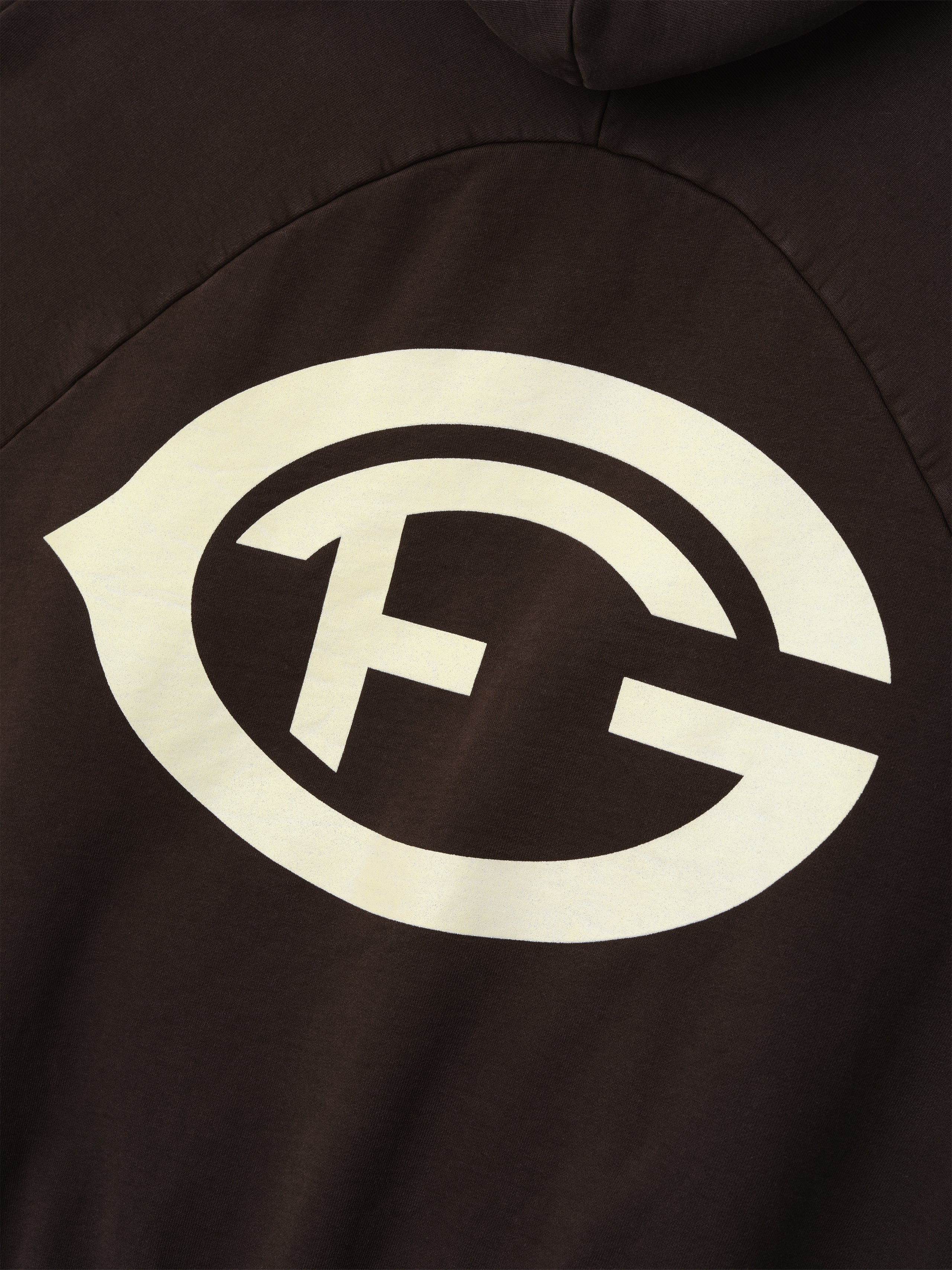 Essentials F Of G Classic Half Raglan Hoodie W/ Pocket Dark Brown