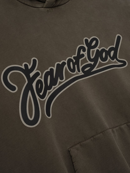 Essentials Fear Of God Classic Pocket Hoodie Faded Brown