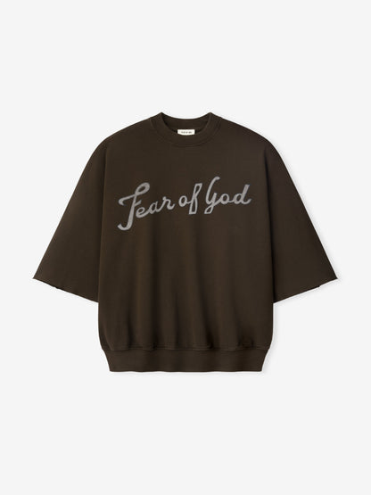 Essentials 43 Cut Sleeve Sweatshirt Dark Brown