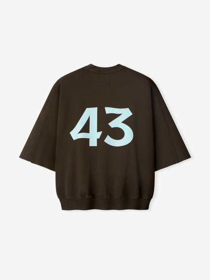 Essentials 43 Cut Sleeve Sweatshirt Dark Brown