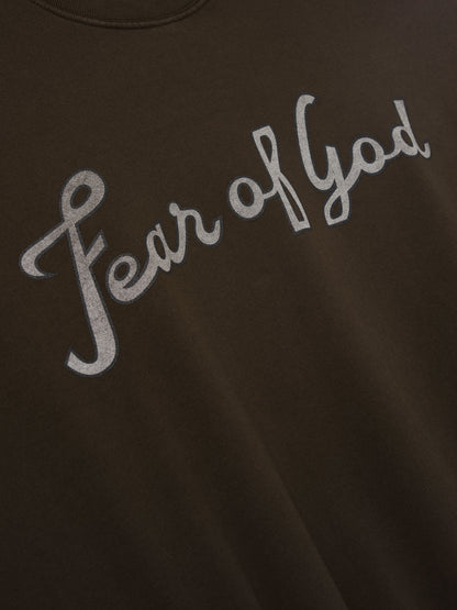 Essentials 43 Cut Sleeve Sweatshirt Dark Brown