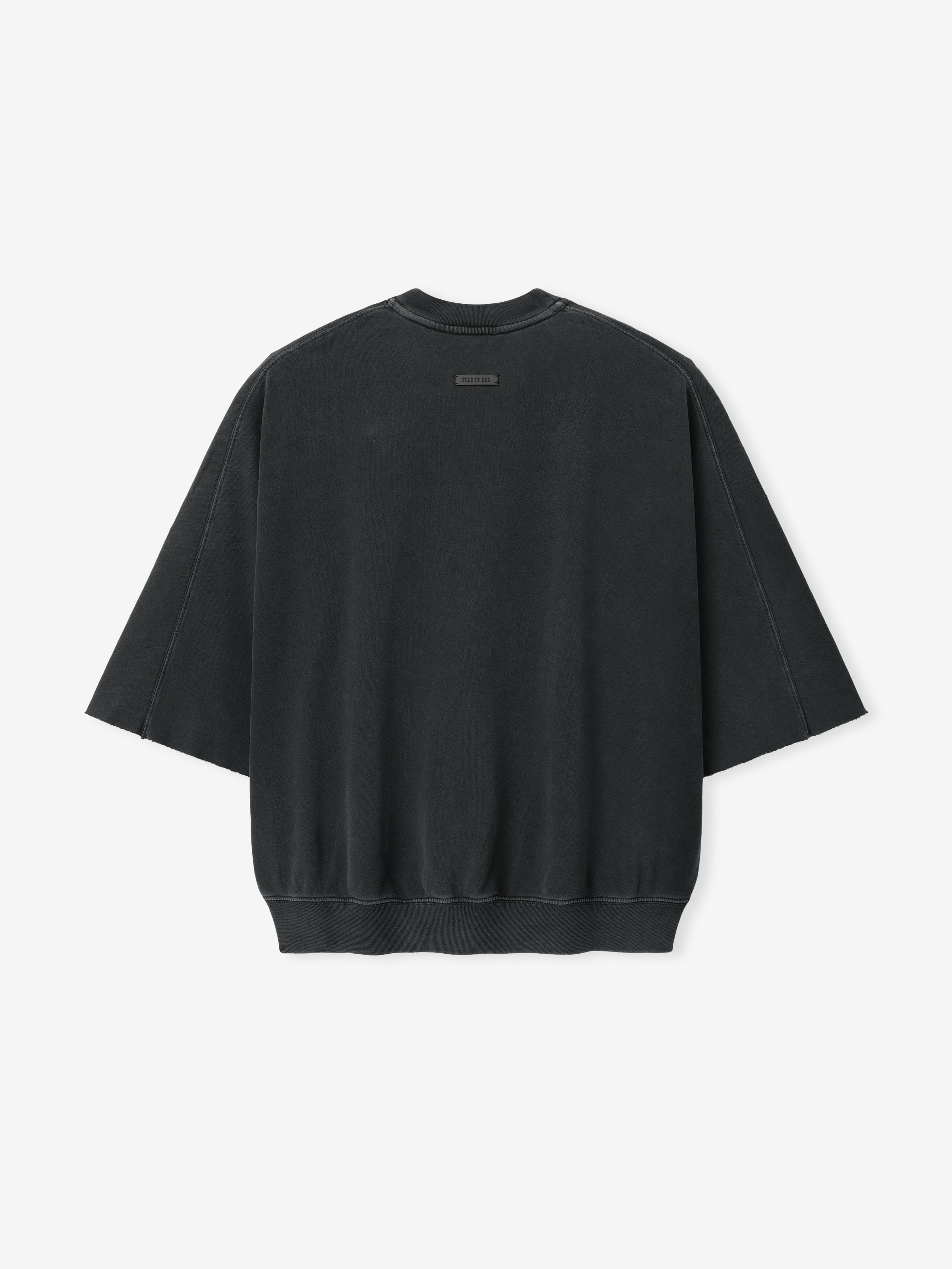 Essentials Baseball Cut Sleeve Sweatshirt Black