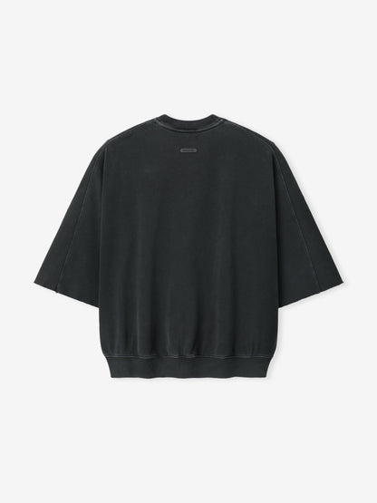 Essentials Baseball Cut Sleeve Sweatshirt Black