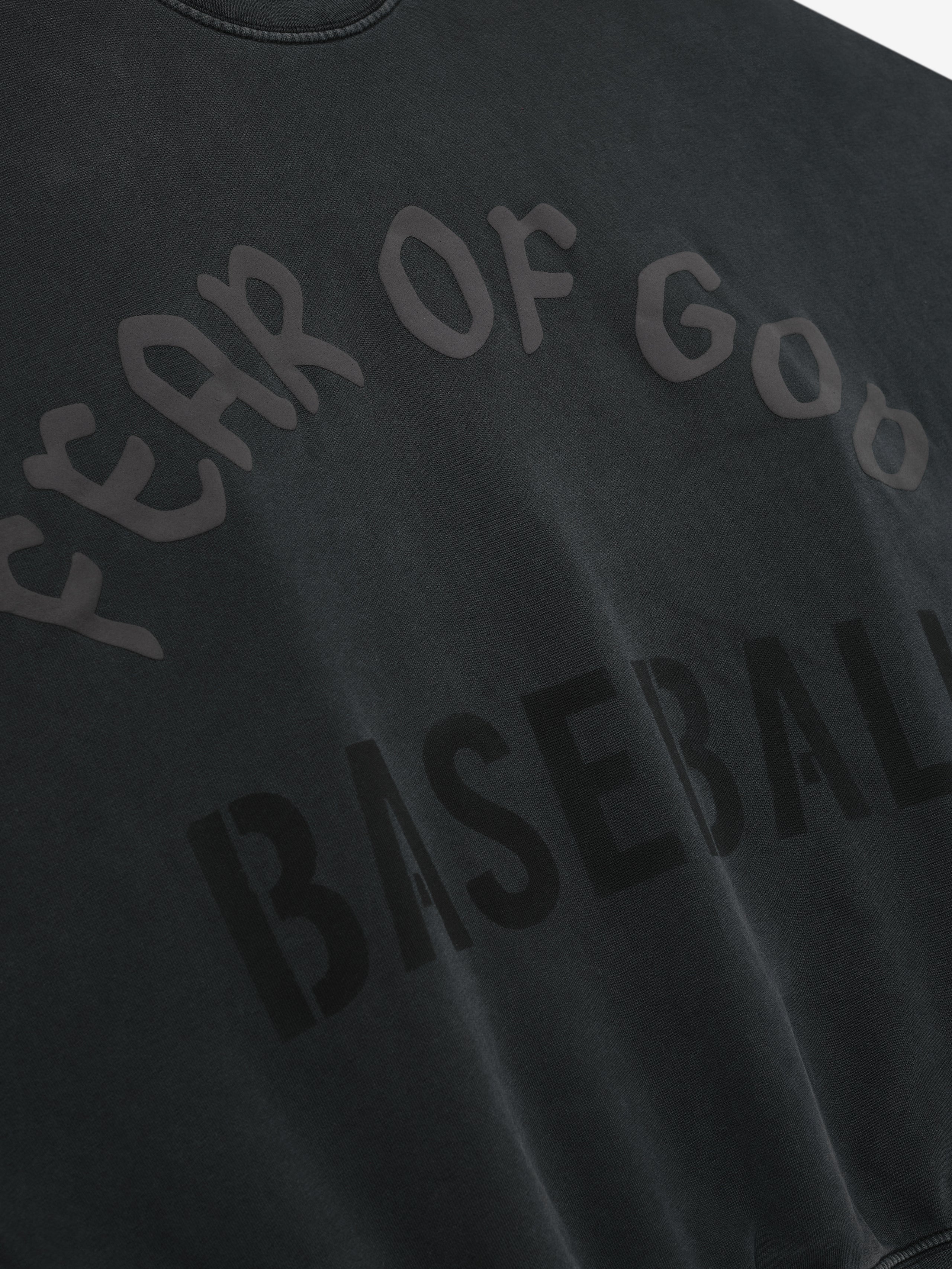 Essentials Baseball Cut Sleeve Sweatshirt Black