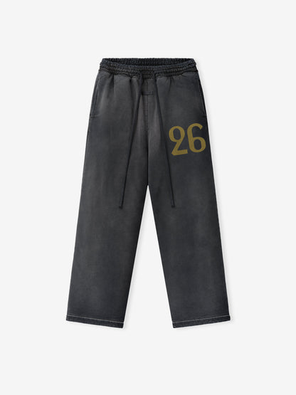 Essentials "26" Wide Leg Sweatpant Off Black