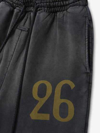 Essentials "26" Wide Leg Sweatpant Off Black