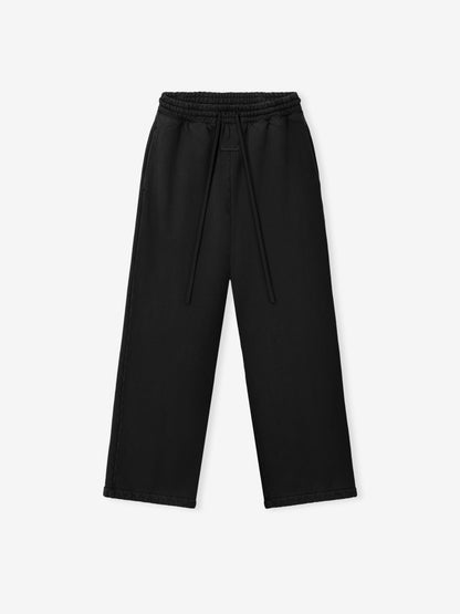 Essentials Sunfaded Wide Leg Sweatpant Black
