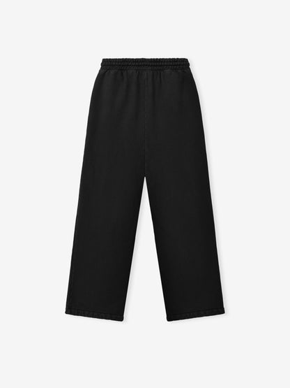 Essentials Sunfaded Wide Leg Sweatpant Black