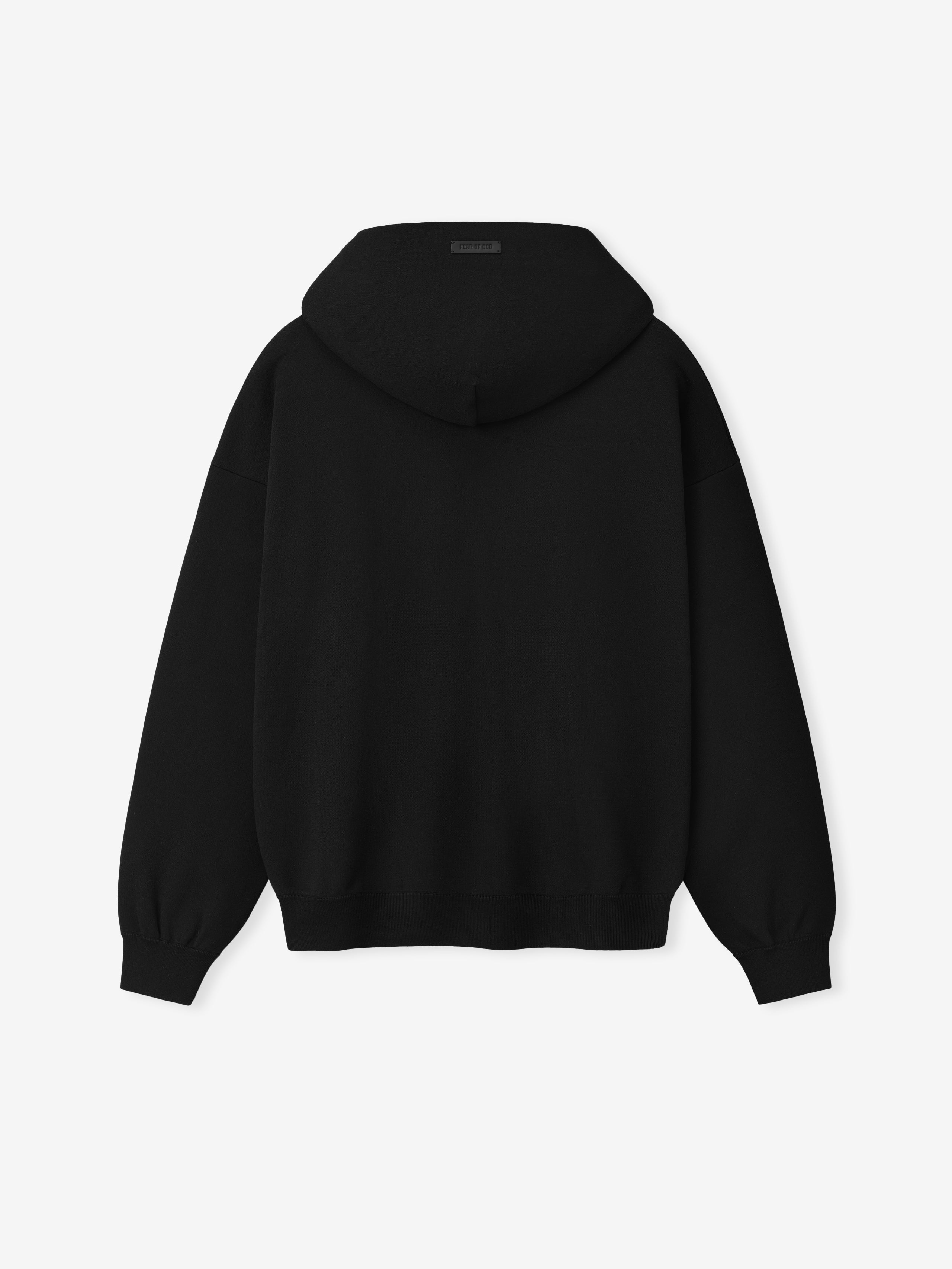Essentials Double Knit Hoodie Black