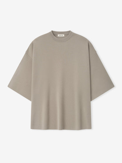 Essentials Merino Milano Knit Tee Dusty Beige