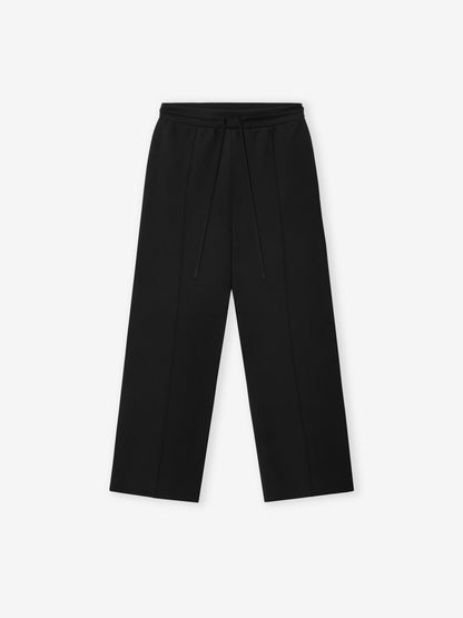 Essentials Double Knit Flared Jogging Pant Black