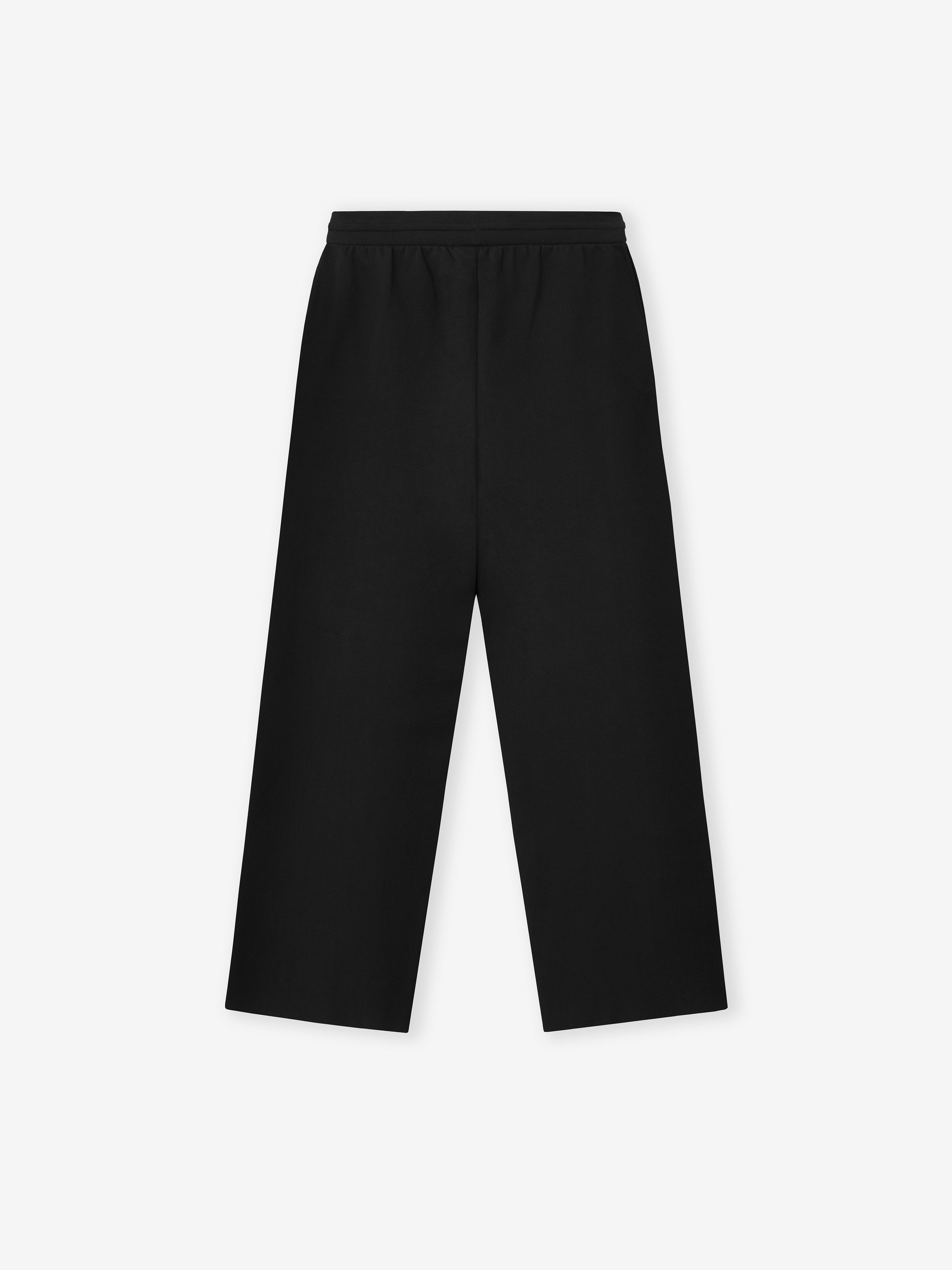 Essentials Double Knit Flared Jogging Pant Black