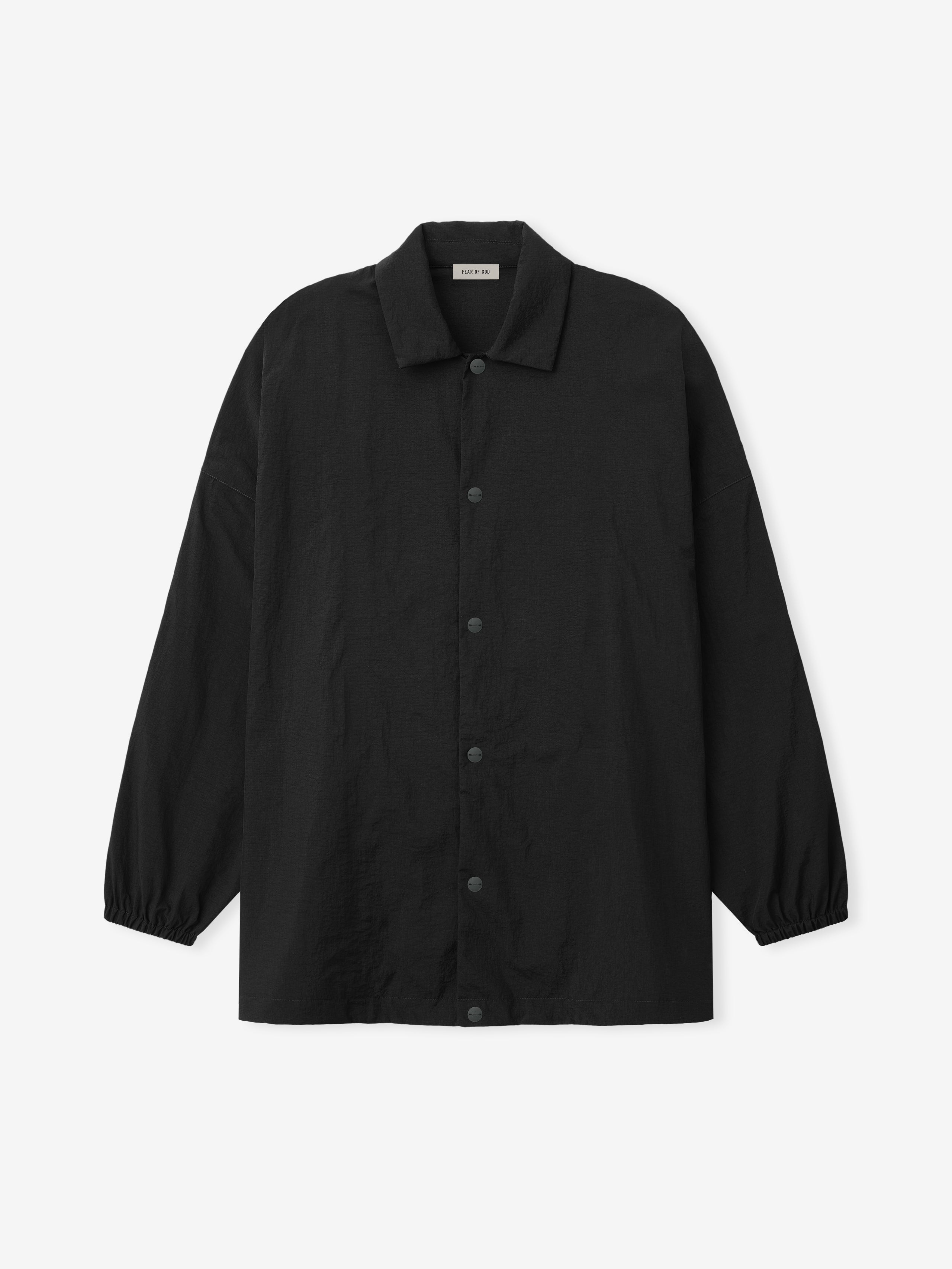 Essentials Nylon Ripstop Tech Windbreaker Black