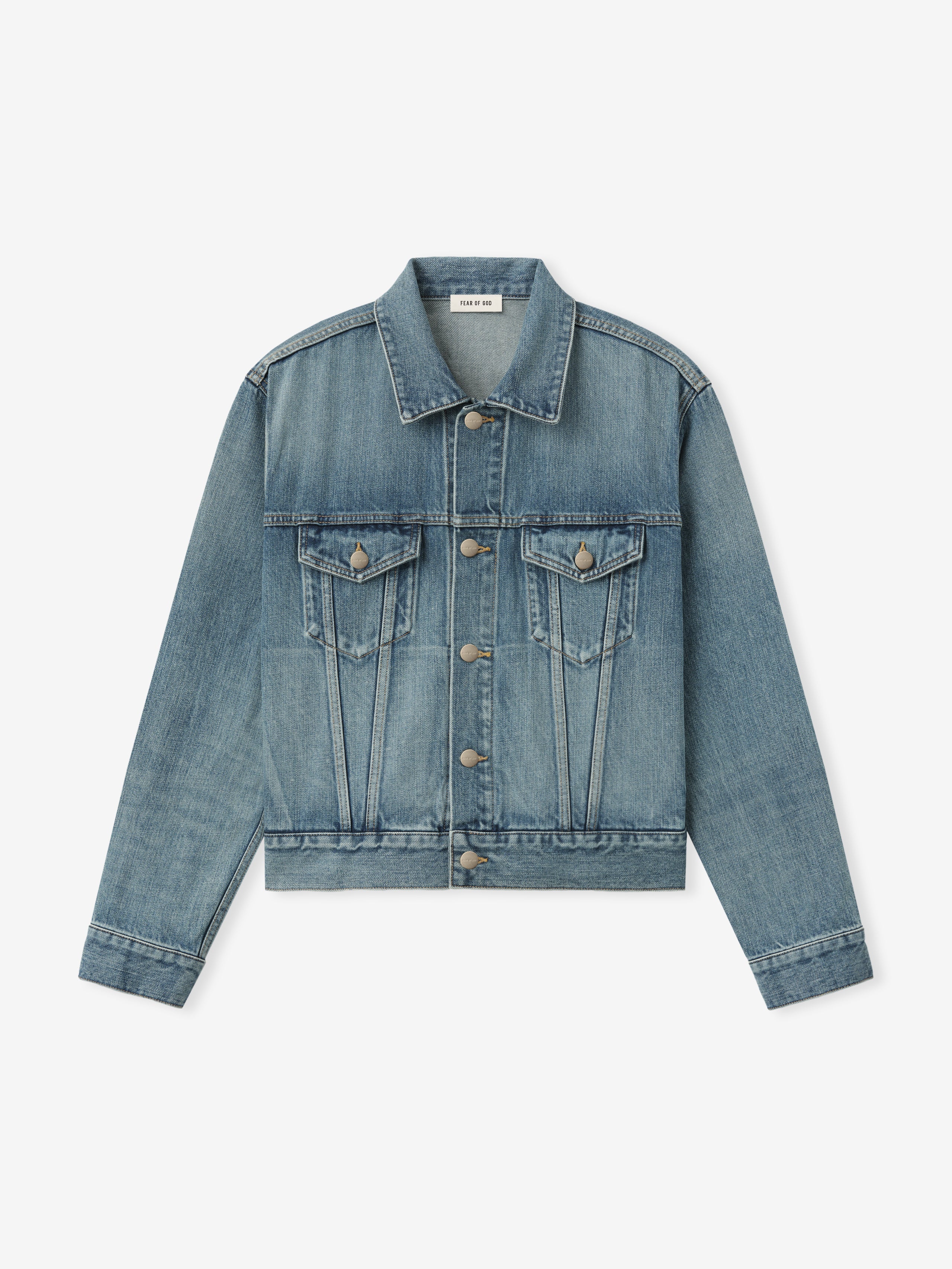 Essentials Classic Trucker Jacket Medium Indigo